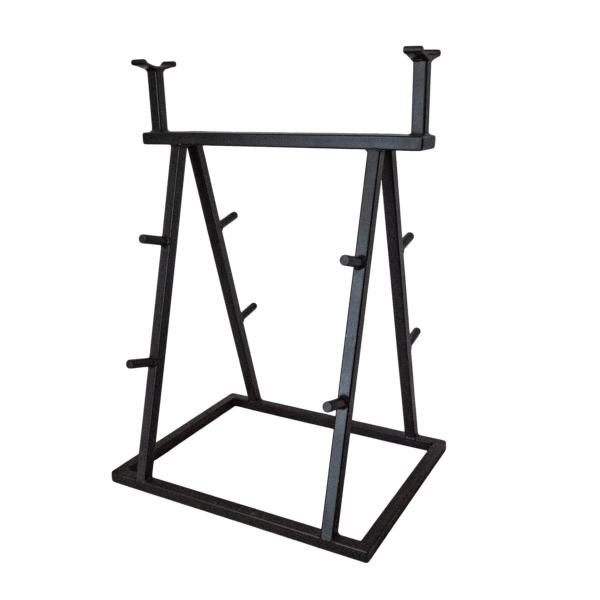 Empty mutt bar weight rack