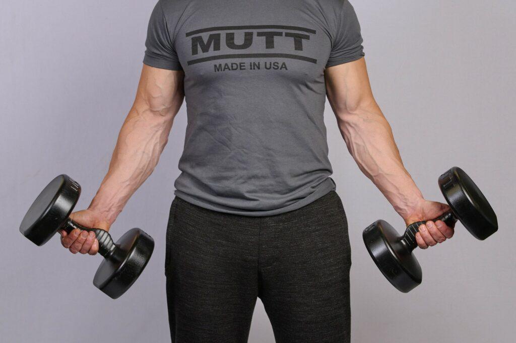 mutt-dumbbell-50lb-curls-startingd-1 Curls with 50lb MUTT Dumbbell - MUTT Made in USA